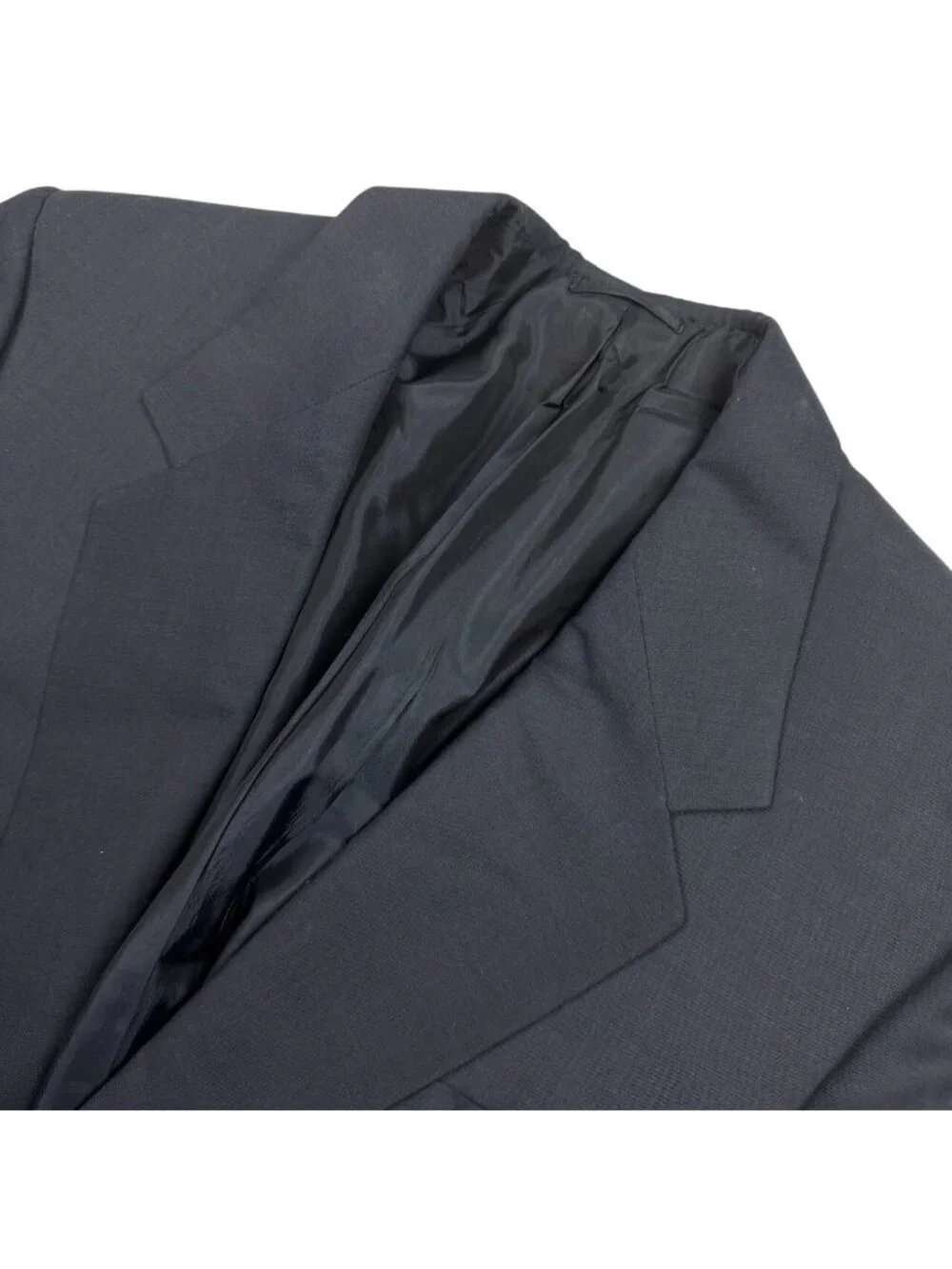 William Fioravanti Mens Wool Bespoke 2-Button Blazer Gray • 44L